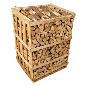 Caisse de bois de chauffage 2m3 bûches 45 cm