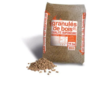 Sac granulés de bois 15 kg