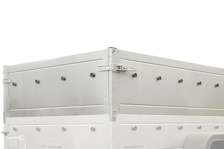REMORQUE NEUVE 200X125 AVEC BÂCHE PLATE, REHAUSSES DE RIDELLES ET ROUE JOCKEY – GARDEN TRAILER 201 KIPP