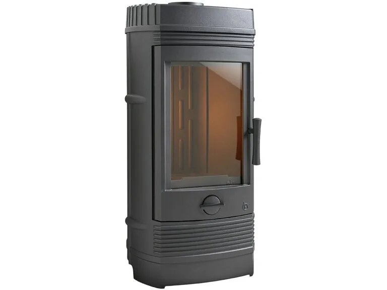 Poêle Fonte « Gomont » – 55 x 44,75 113 cm – 12 kW – Anthracite