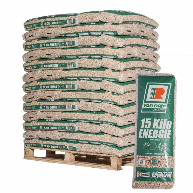 Pellet VanRoje — Palette 65 x 15 kg