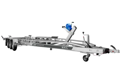 Unitrailer Remorque porte-bateau 3 essieux étanches AL-KO, PTAC 3500 kg – photo 1