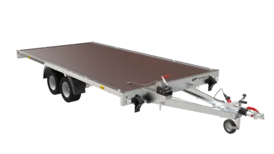 Remorque plate basculante 400x200 uniplat 4020s p 2700 KG