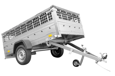 Garden Trailer 230 KIPP remorque 230×125 cm ptac 750 kg bâche plate
