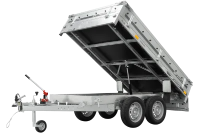Remorque deux essieux 253x150 unitrailer tasker 250/2 750 KG – photo 1