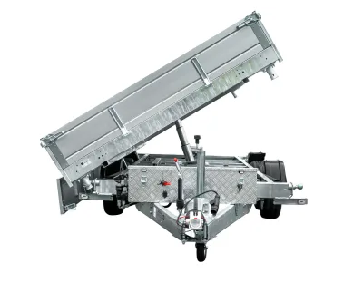 Remorque benne hydraulique 3 essieux 400x200 unitrailer tasker 400/3c 3500 KG – photo 7
