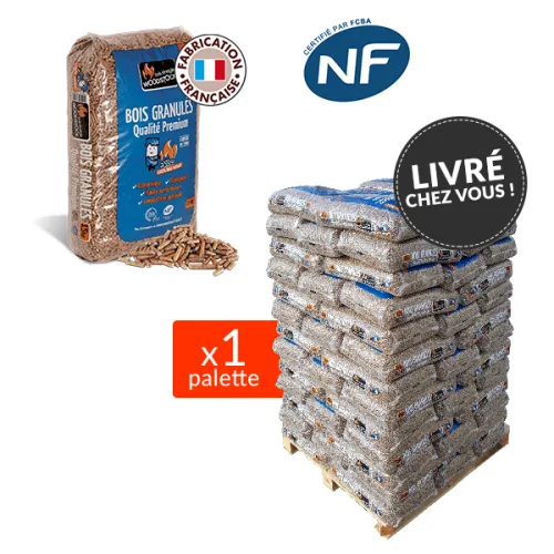 Granulés WOODSTOCK Premium - Palette 78x15kg