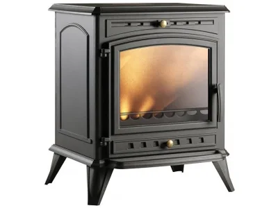 Poêle à bois « Altea » – 74.4 x 64.4 x 54.7 cm – 5 à 12 KW – Anthracite – photo 1