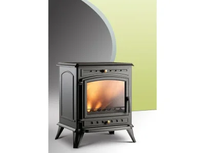 Poêle à bois « Altea » – 74.4 x 64.4 x 54.7 cm – 5 à 12 KW – Anthracite – photo 2