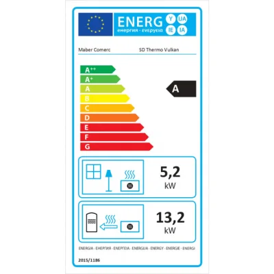 Poêle à Bois/Charbon Hydro Thermo Vulkan 18kW – photo 3