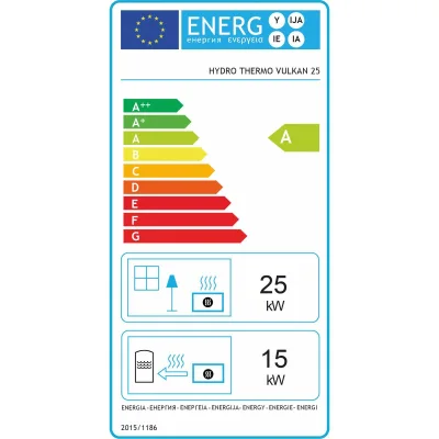 Poêle Thermo Vulkan 25 kW — Hydro Bois/Charbon – photo 3