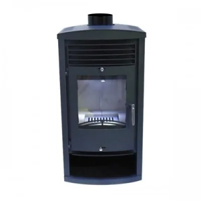 Poêle Moderna Vita double combustion 14 kW range-bûches intégré – photo 4