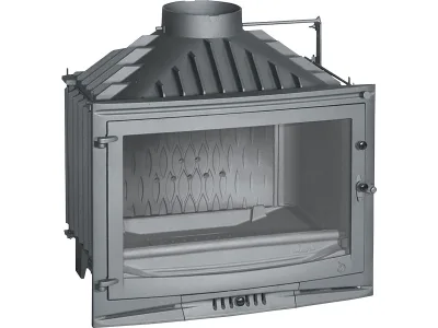 Volet foyer à buches « 700 Selenic « Anthracite