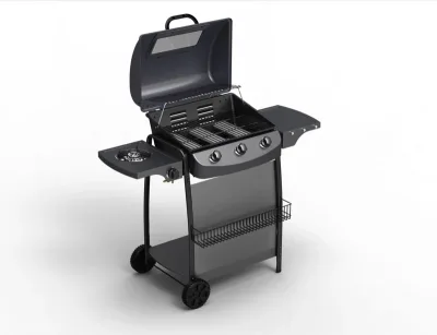 Rado – Barbecue gaz 3 + 1 brûleurs avec ustensiles – photo 2