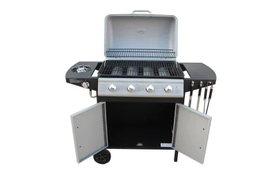 Bibin – Barbecue à gaz 4 bruleurs avec ustensiles offerts – photo 4