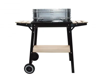 Barbecue mobile au charbon de bois 48 x 28 cm TABARANO – photo 7