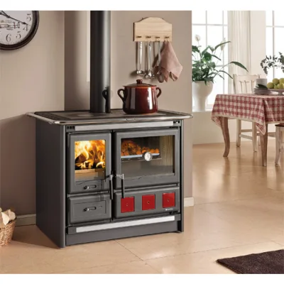 Cuisinière à Bois Rosa XXL Noir Anthracite 10kW – photo 2