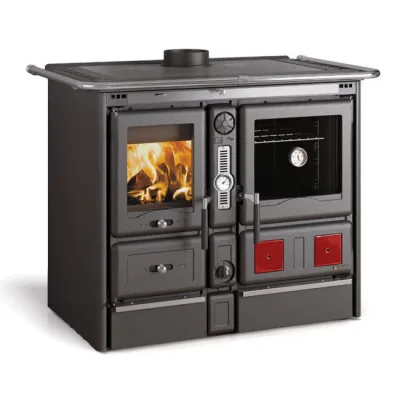 Cuisinière à Bois Bouilleur Termorosa XXL DSA 4.0 Noir Anthracite 17kW – photo 2