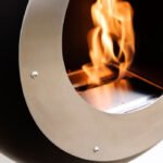 Vellum Cocoon Fires finition acier inoxydable marine 316 design rond