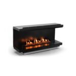 Neo Fireplace 1200 trois faces grande longueur flamme continue