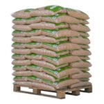 Pellet DIN Plus palette 65 sacs de 15 kg granulés 100% résineux faible taux de cendres