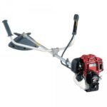 Vue latérale Débroussailleuse UMK 425 EUE HONDA harnais réglable antivibrations