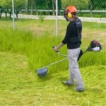 Débroussailleuse UMK 435 EUE HONDA harnais 5‑positions et jambière de sécurité