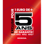 Extension de garantie 3 ans HONDA pour tondeuse HRX HRD HRG protection pièces et main d'œuvre