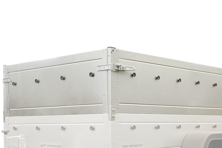 REMORQUE NEUVE 200X125 AVEC BÂCHE PLATE, REHAUSSES DE RIDELLES ET ROUE JOCKEY – GARDEN TRAILER 201 KIPP