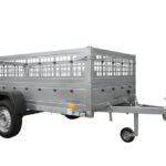 Remorque Garden Trailer 264 KIPP basculante avec rehausses grillagées et roue jockey