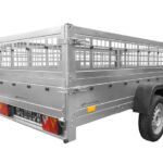 Roue jockey et attelage de la Remorque Garden Trailer 264 KIPP pour manutention facile