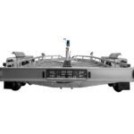 Remorque bateau UNITRAILER SAIL 3500/3 rouleaux et supports latéraux protecteurs