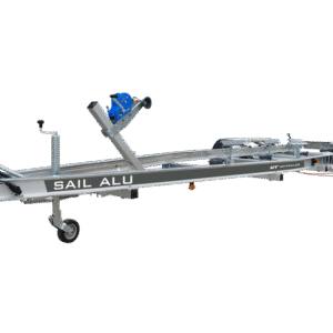 REMORQUE EN ALUMINIUM À TROIS ESSIEUX POUR LE TRANSPORT DE BATEAUX UNITRAILER SAIL 3500/3 ALU PTAC 3500 KG