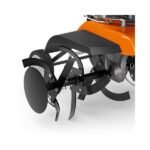 Motobineuse MH 585 STIHL détail du guidon anti‑vibrations et réglage