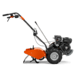 Motoculteur TR348 HUSQVARNA vue latérale, maniabilité et guidon ergonomique