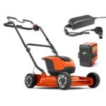 Pack tondeuse à batterie LB146i Husqvarna mulching avec batterie BLi 20 et chargeur QC80