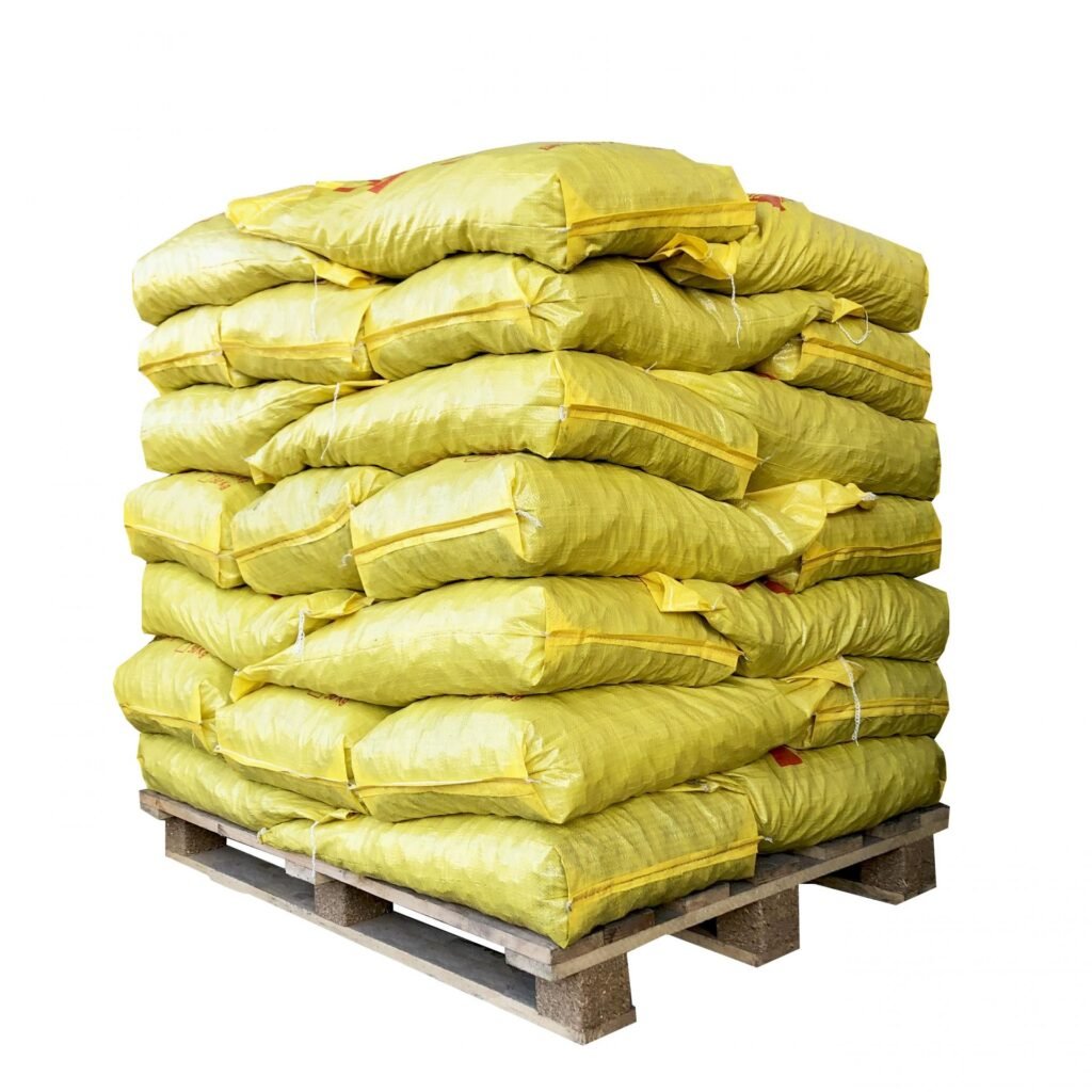 Palette de Charbon 100% Anthracite A12-22mm - 40 sacs de 25 kg