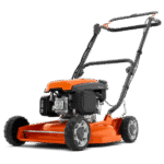 Profil latéral de la tondeuse LB 246E Husqvarna et carter léger