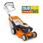Tondeuse RM 650.0 V STIHL profil avec bac de ramassage rigide 70 L