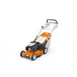 Tondeuse thermique RM545.1 T STIHL vue de face carter 43 cm et bac 60 L