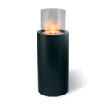 Cheminée bioéthanol Planika Totem colonne de feu 360° vitre cylindrique