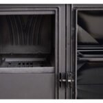 Revêtement en faïence noir anthracite et finition soignée de la Rosa XXL