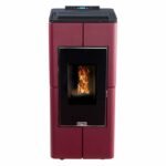 Installation ventouse verticale du poêle à granulés Tendenza 8 kW