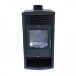 Poêle MODERNA VITA 14 kW vue latérale et design sobre