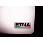 Design acier Poêle Cayenne 14 kW angles arrondis finition sobre