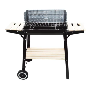 Barbecue mobile au charbon de bois 48 x 28 cm TABARANO