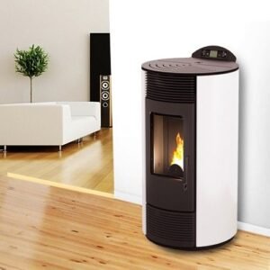 Poêle à granulés MODERNA SMART 8.7 kW - Design rond élégant