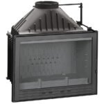 Foyer à bois 700 Compact volet anthracite 12 kW vue produit