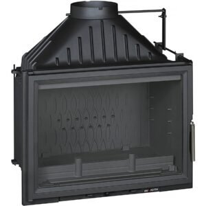 Foyer à bûche 700 Grande Vision volet – 12 Kw
