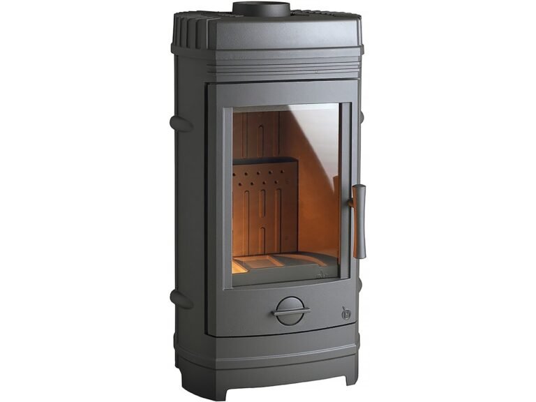 Poêle Fonte « Cassine » – 51,3 x 41,5 x 95 cm – 10 kW – Anthracite